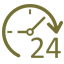 24hrs a day service availability
